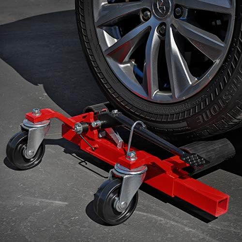 Xtremepowerus conjunto de rodas dolly carros patins posicionamento do veículo