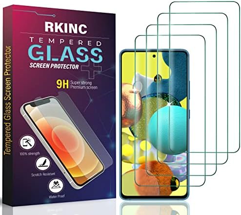 Protetor de tela RKINC [4-PACK] para Motorola One 5G ACE/ONE 5G UW ACE/MOTO G 5G, protetor de tela de filme de vidro temperado,