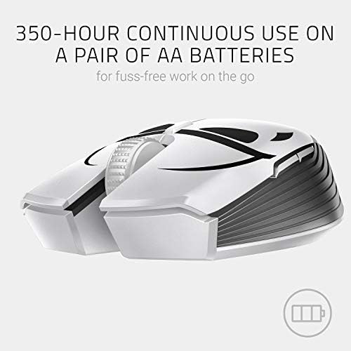 Razer Atheris Ambidextrous Wireless Mouse: Sensor óptico de 7200 dpi - 350 hr duração da bateria - receptor sem fio USB e