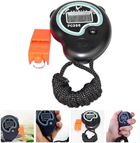 Inoomp Digital Watch Fitness Assista Digital StopWatch Timer e apito de alta precisão Parte eletrônica de parada para fitness de esportes de natação e árbitros relógios de fitness de relógio de fitness