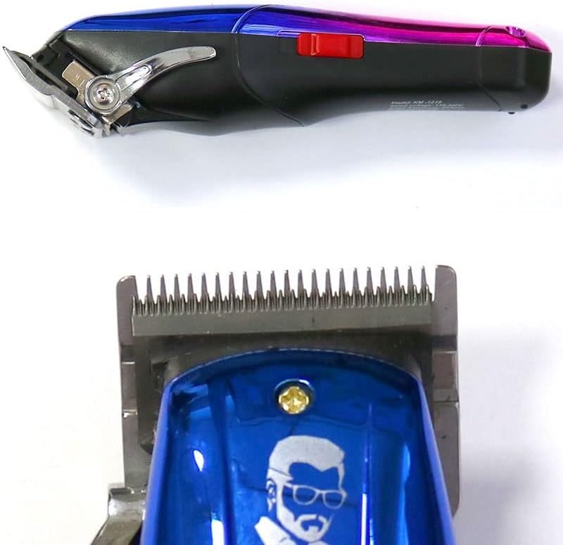 Barbeiro tesoura de tesoura de cabelo para homens, profissional 390 Motor Major Ajuste Cabelo Cabelo Men Recarregível