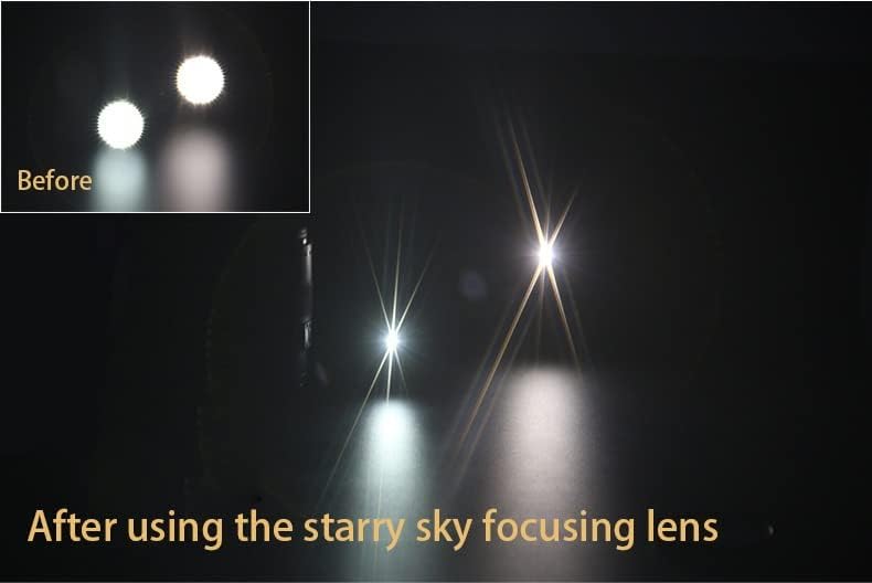 Ldchnh 77mm82mm cena noturna atirando lente estrelado lente estrelado céu focando filtro de poluição anti-luz