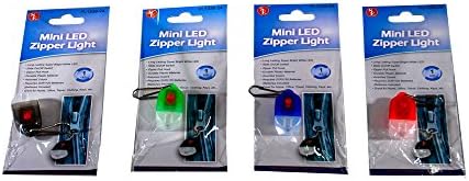 2 mini -chave de lanterna de lanterna de corrente de chave Pull com clipe de LED no gancho de tocha brilhante leve