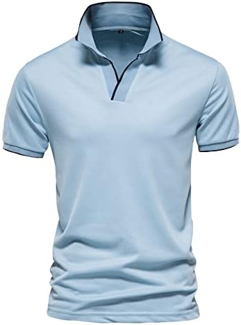 Camisas de golfe para homens, camiseta masculina masculina de camiseta masculina Camiseta casual de cores
