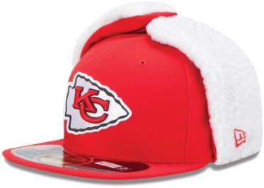 NFL Kansas City Chiefs NFL On Field Dog Ear 59Fifty, Red, 7 1/8