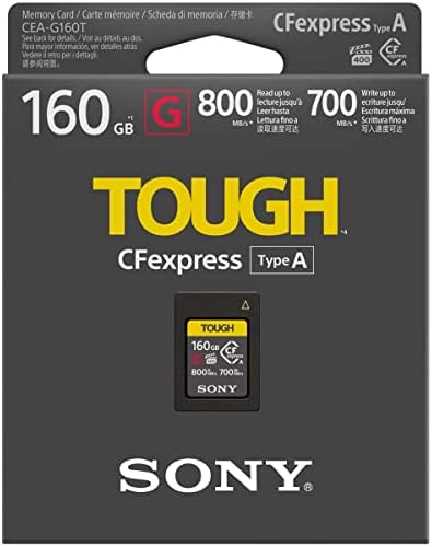 Câmera de linha de cinema Sony FX30 Super 35 com um cartão de memória Tipo Cfexpress Type A de 160 GB, tipo A