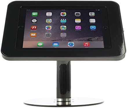 Montagem do pólo do iPad Air 1 com base ponderada com botão doméstico coberto e câmera exposta Série de linha preta s by padholdr