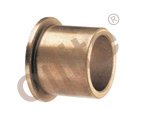 Genuine Oilite® Sintered Bronze Mustic Flangeed Rolamentos de 12 mm. ID x 17 mm. Od x 12 mm. Comprimento x 23 mm. Diâmetro do flange