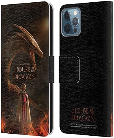 Caixa de cabeça designs oficialmente licenciados House of the Dragon: Television Series Daemon Key Art Leather Book