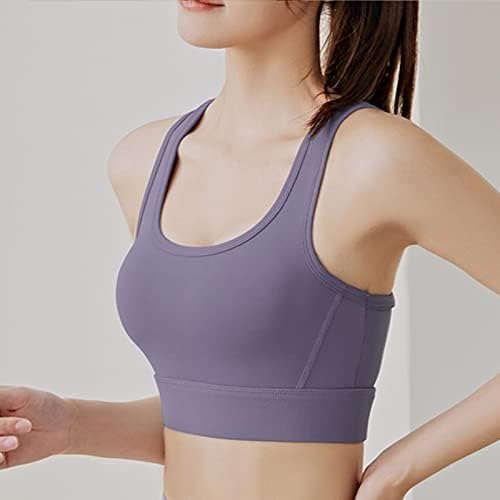 LMSXCT Bras esportivo feminino, sutiã de esportes de pilotagem de wireback, suporta de ioga de ginástica de beleza de beleza