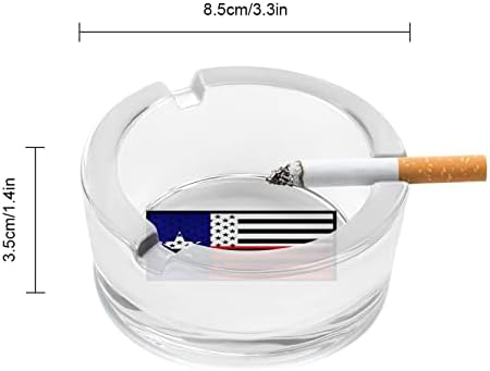 American e Taxas Flag fumando cinzas de vidro de vidro Chefety Chefets Bande