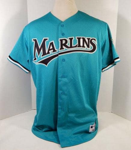 1994-02 Florida Marlins Blank Game emitiu Teal Jersey BP ST 50 DP14281 - Jogo usada MLB Jerseys