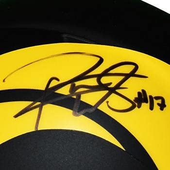 Robert Woods autografou Los Angeles Rams Mini Capacete Eclipse - assinado à mão e PSA autenticado