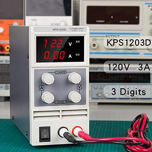KPS1203D AC110V Modo de chave ajustável DC UNIDADE DE PODERAÇÃO DIGANTE Adaptador de teste Digital Saída Melhor qualidade Exibição dupla de alta precisão Saída 0-120V 0-3A 110V para teste de trabalho constante