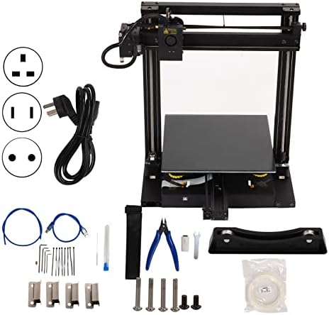 Máquina de impressão 3D TGOON, 2,4 polegada de liga de liga de aço carbono Silício cristalino 90-260V 9 Idiomas Industrial