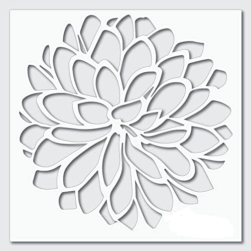 Estêncil de flor de primavera Diy Crafting Melhores estênceis grandes de vinil para pintar em madeira, tela, parede,
