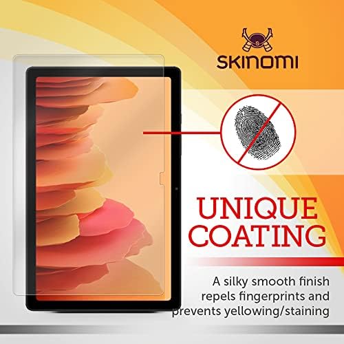 Protetor de tela fosco de Skinomi compatível com Samsung Galaxy Tab A7 Anti-Glare Matte Skin TPU Anti-Bubble Film