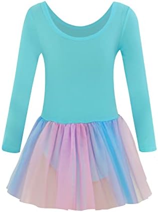 Legras de balé de unicórnio com tutu para meninas para crianças dança Saias de tule de algodão