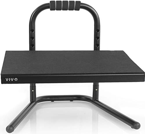 Altura ergonômica vivo Black Plataforma de alívio de pé ajustável para as mesas em pé Stand-ft01