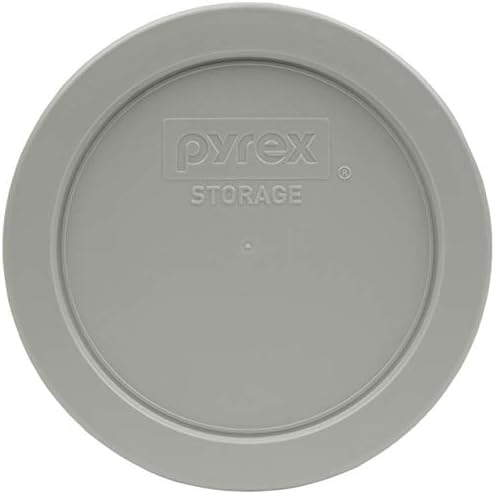 Pacote Pyrex-2 itens: 7200-PC 2 xícara de tampas de armazenamento de alimentos de plástico cinza feitos nos EUA