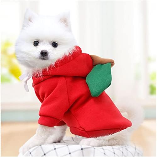 Honprad suéter de cachorro médio cães feminino cães roupas gatos adoram veludo de veludo de tamanho médio de duas pernas e