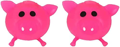 CLINBTOP 2 PCs Splat Pigs, Antistress Pig Splat Ball Releal Stress Relief Water Ball Ball Sticky Pig Pig Cabey Toys
