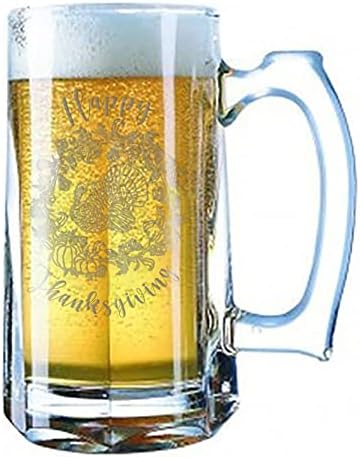 Grinalsa de férias - caneca de cerveja gigante gravada Stein, 25 onças