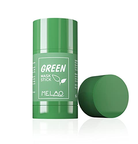 Máscara de chá verde, removedor de cravo, máscara de chá verde de limpeza, hidratante, iluminação da pele para todos os tipos de pele