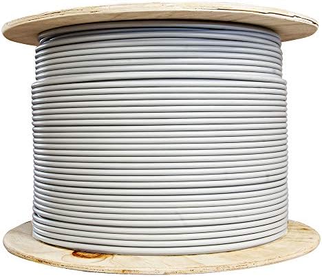 Cablewholesaise 1000 pés a granel CATCONA ETHERNET CABO, SFTP, cobre encalhado, bobo, 26AWG, 500MHz, cabo de rede