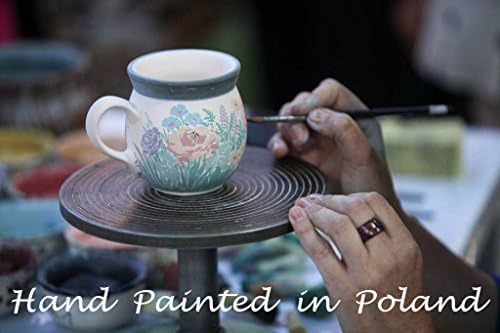 Cerâmica polonesa 7½ polegadas placa de sobremesa + certificado de autenticidade