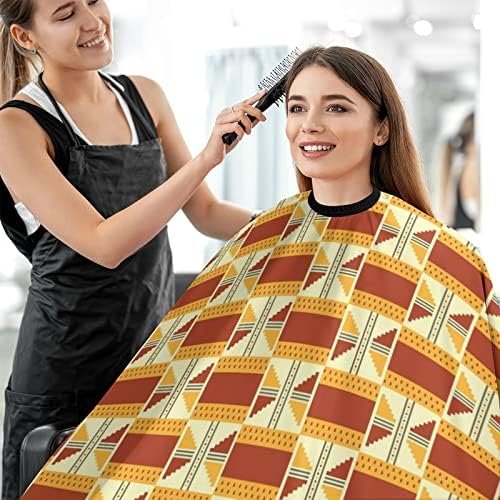 Africano Kente Pattern Barber Cape Profissional Cheai Corte de Avental Cape Barber Acessórios para homens Mulheres