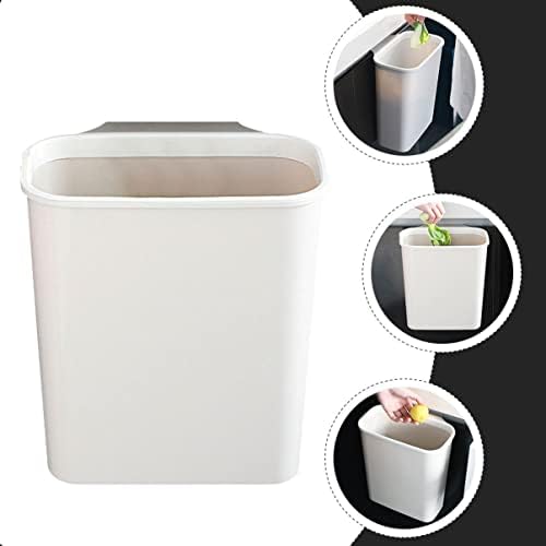 Hemoton 2pcs Tipo de lixo residual .CM Composto de cozinha pode :.* Casçamento de latas de lixo de quarto de quarto de porta montado na porta para lixo de quarto para cesto de cesta de lixo de lixo em casa sob plástico