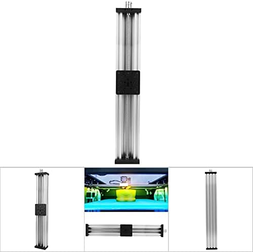 Trilho da guia de alumínio qqmora, AVC eficazes Slide Acessório 3D Slide Tabela linear para medição para lâmpada de máquina CNC para equipamento de automação
