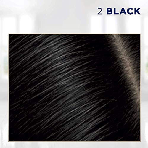 Raiz de Clairol Touch-up por Nice'n Easy Permanent Hair Dye, 2 cor de cabelo preto, pacote de 1