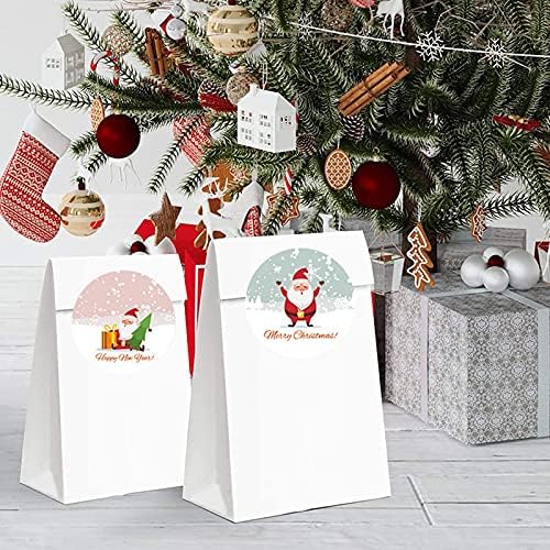 Cartoon Papai Noel Pattern 1 Roll 500 PC Christmas Presente Selador Feliz Christmas Letters Post Postography Studio