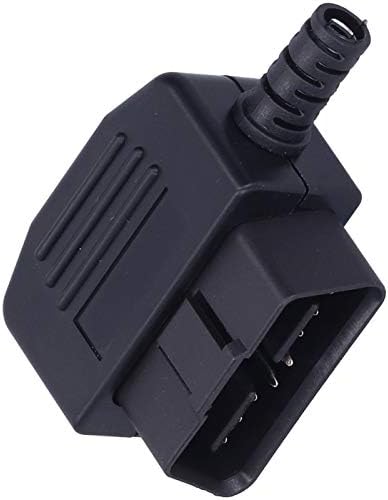 FYDUN OBD2 Plug de conector masculino de 16 pinos, adaptador de ferramentas de diagnóstico automático absuniversal para a maioria dos carros 24V