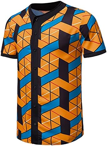 Wenkomg1 camisetas de camisetas de estampa africana masculina masculina Tops de suma no verão camisetas de manga curta ao