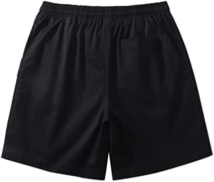Miashui y shorts masculinos masculino calça de cor sólida de colorido de bolso solto solto esportes casuais rápidos