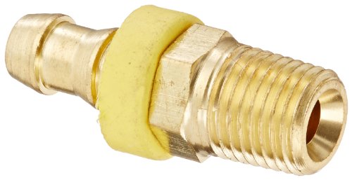 Eaton Weatherhead 10005B-104 Macho Pipe Rigiding Rigting, Brass CA360, NULL, Tamanho do tubo NULL, 1/4