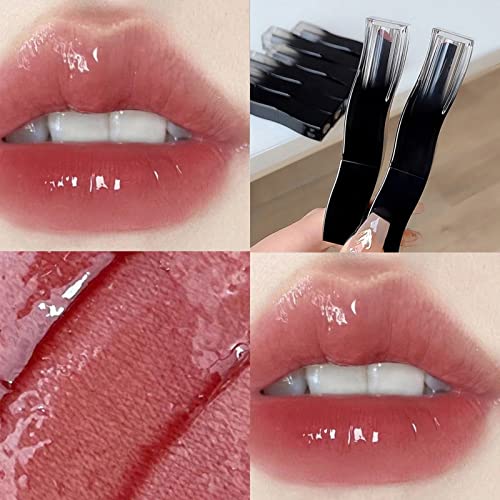 Lápis de lápis de lábios transparentes não desbotamento Longo Lip Lip Gloss Plumper Gloss e não é fácil de desbotar hidratar a