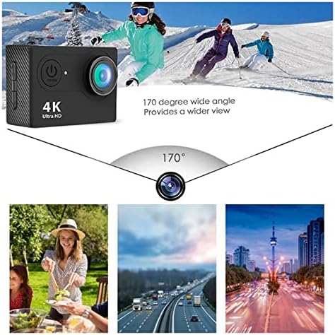 Câmera de ação do YBOS H9R / H9 Ultra HD 4K 30m Subaquática Subaquática de 2,0 polegadas 1080p Sport