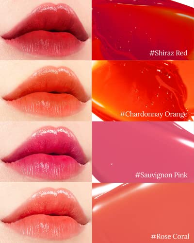 Labiotte Chateau Wine Lip Tint Chardonnay Orange 0,24 fl oz | Tonalidade de lábios coreanos e batalha | Produtos de maquiagem