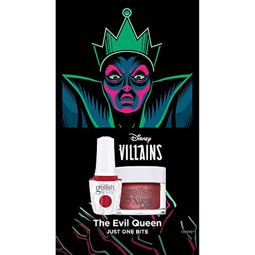 Gelish Xpress Dip Just One One Bite Disney Villains Collection, 1,5 oz. - Candy Apple Red Shimmer