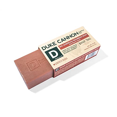 Duke Cannon Supply Co. Big Ass Brick of Soap Bar para homens Big American Bourbon Made W/Buffalo Trace Multi -Pack - Grade