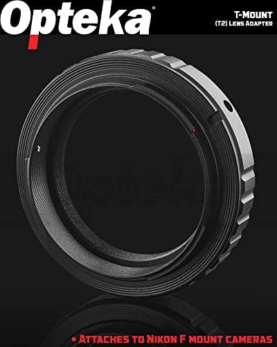 Opteka T-Mount Adapter Compatible with Nikon D5, D4, D3X, D3, D810, D800, D750, D500, D610, D600, D300, D7200, D7100,