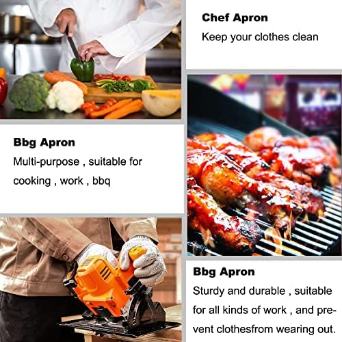 FeedMoo Chef Apron para homens, mulheres cruzam o avental de lona ajustável, avental de cozinha de cozinha, avental,