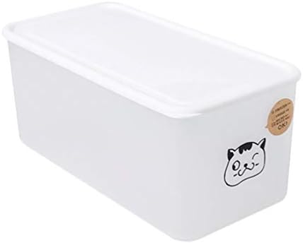 Recipientes para recipientes de biscoito CABILOCK Caixa de armazenamento de alimentos para refrigerador com tampa de frigideira