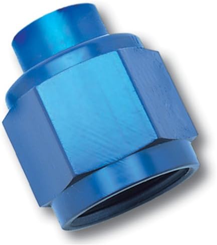 Russell 661970 Azul Anodized Aluminium -8an Flare Cap ajuste