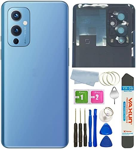 Yuzhiyong para o OnePlus 9 5g Substituição de vidro traseiro para o OnePlus 9 6.55 Painel traseiro da habitação