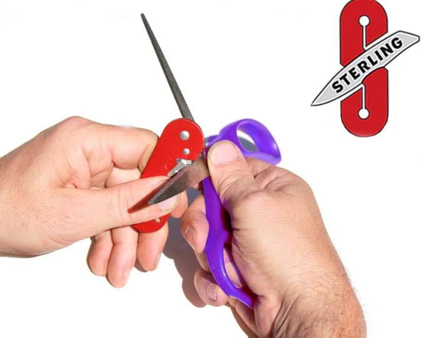 Sharling® Sharpner Knife Sharpner, 3 x 1 x 0,5 , vermelho